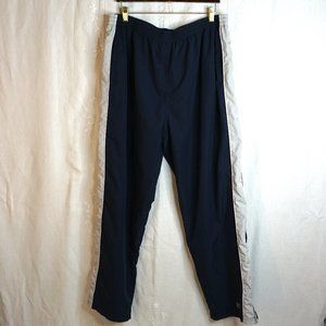 Vintage 90s Men's Reebok Navy Blue Track Pants w Mesh Lining